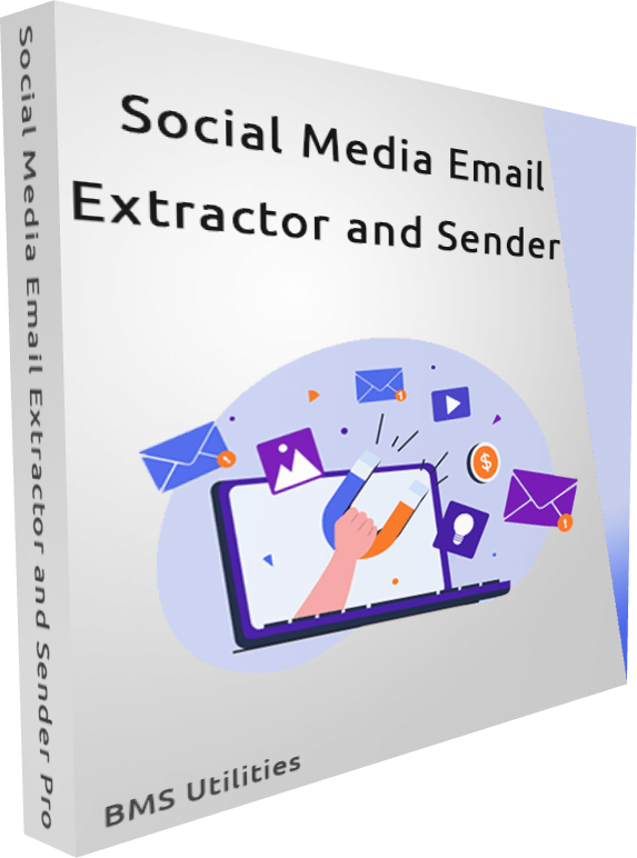 Social Media Email Extractor and Sender Pro Boxshot