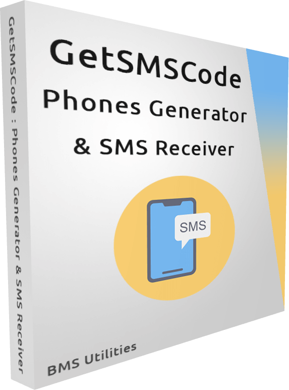 GetSMSCode : Phones Generator & SMS Receiver Boxshot