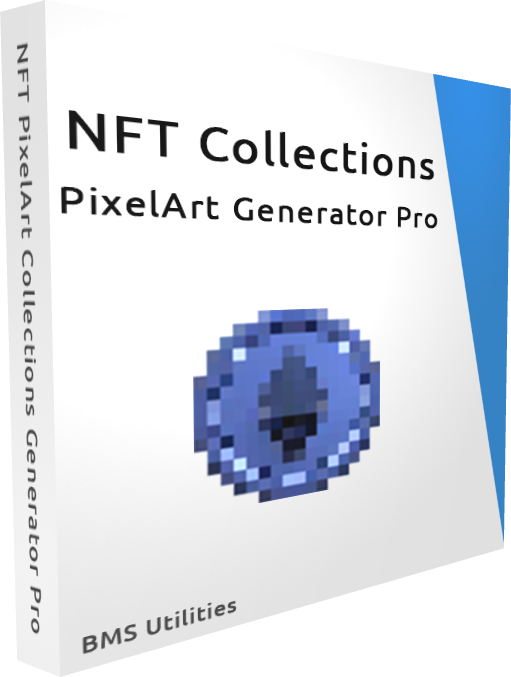NFT PixelArt Collections Generator Pro Boxshot
