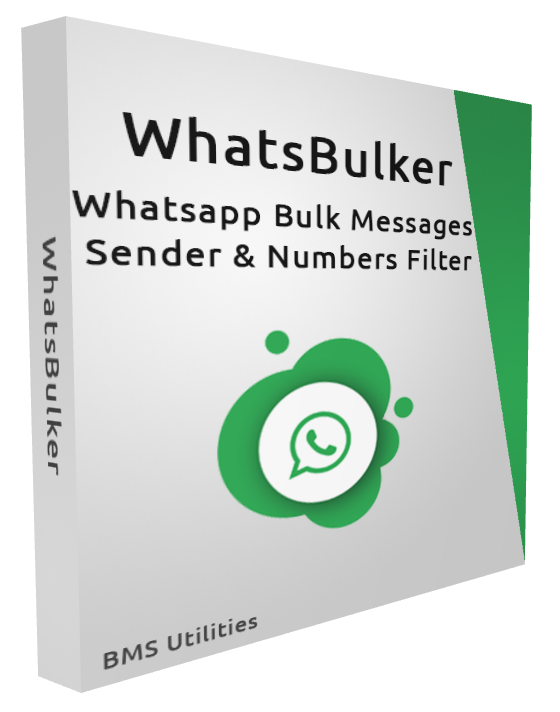 Whatsapp Bulk Messages Sender & Numbers Filter  Boxshot
